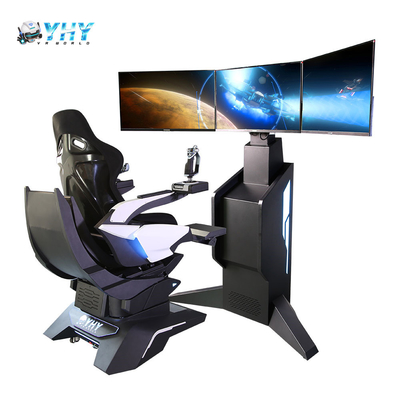 1100W VR προσομοιωτές πτήσης 3 άξονες δυναμική πλατφόρμα 360 περιστροφική καρέκλα με joystick stick παιχνίδι
