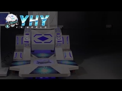 Ενιαίος προσομοιωτής παιχνιδιών VR ύφους πυραύλων που στέκεται την περιστροφή συσκευών VR 360