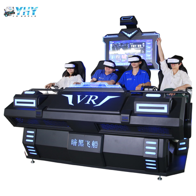 μηχανή τέσσερα παιχνιδιών κινηματογράφων λούνα παρκ 9d VR προσομοιωτής κινήσεων εδρών VR