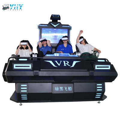 VR κινηματογράφος 4 οικογενειακών τύπων 9d Vr πλήρης προσομοιωτής κινήσεων ρόλερ κόστερ κινηματογράφων καθισμάτων