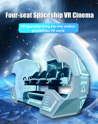 Κίνα Direct Factory 4 καθίσματα VR Cinema Virtual Reality Σίμουλα Shooting Charming Capsule 42 ιντσών Εμφάνιση Μηχανή Παιχνιδιού