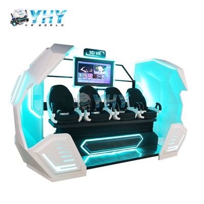9D VR Cinema 3 Dof Dynamic Movement Platform Immersive Virtual Reality Gaming Indoor Park