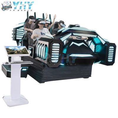 9D VR Cinema 6 Seats Dynamic Platform Simulator Arcade Game Shopping Mall Rental Earn Money