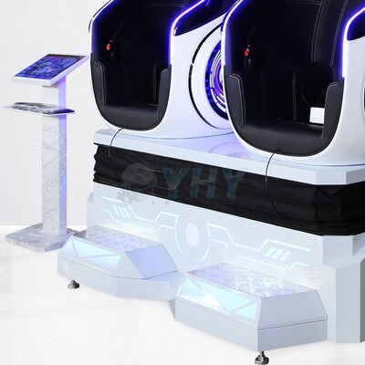 9D Εικονικός Αγωνιστικός Συγκροτητής 360° Διαδραστική συσκευή παιχνιδιού VR εξοπλισμός παιχνιδιού δύο ατόμων