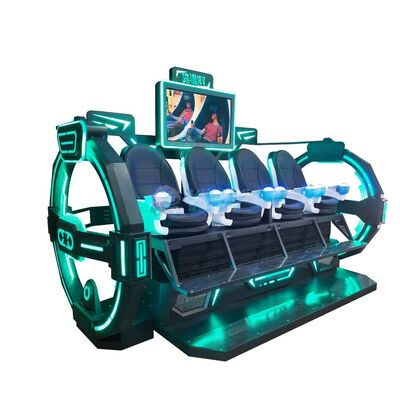 Κλειστό θεματικό πάρκο 4 θέσεις 9D VR κινηματογράφο προσομοιωτή 5D 7D 9D κινηματογράφο εικονική πραγματικότητα μηχανή παιχνιδιού