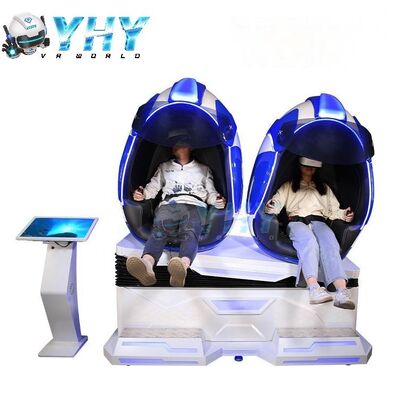 2 Seat Egg Chair VR Theater 9D Cinema Dynamic Motion 3DOF Platform Virtual Reality Equipment China Factory 