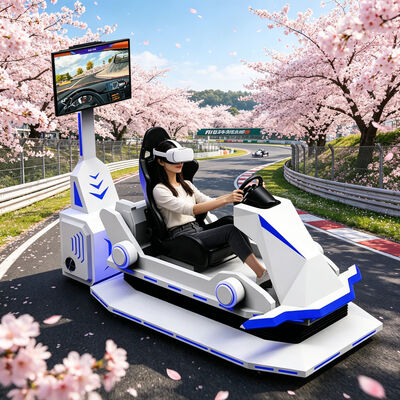 Δυναμικός F1 VR εσωτερικός προσομοιωτής αγωνιστικών αυτοκινήτων 3 DOF Εξοπλισμός κίνησης για πάρκο ψυχαγωγιών