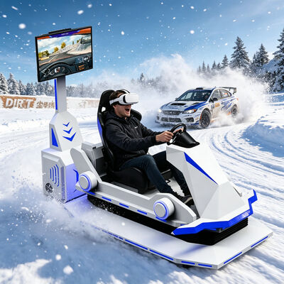 Ζεστή πώληση Indoor Dynamic VR 3 Dof Motion Πλατφόρμα αγωνιστικών αυτοκινήτων προσομοιωτής αυτοκινήτων εξοπλισμός αγωνιστικών παιχνιδιών
