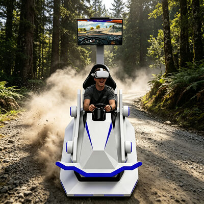 VR Racing Simulator 3DOF Πλατφόρμα αγωνιστικών αυτοκινήτων Οδήγηση προσομοιωτή ταχύτητας αγωνιστικών παιχνιδιών Arcade Machine VR Game Machine
