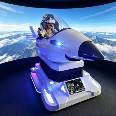 Μεγάλος 3D Dynamic Flight Simulator 9d VR Fighter Indoor Home Plastic PC Space Capsule Aircraft Εξοπλισμός παιχνιδιών Εμπορικά κέντρα