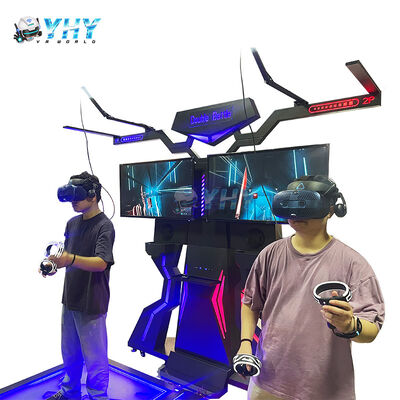 Arcade Εικονική Πραγματικότητα Χορευτικός Μουσικός Συμμοραστής VR Πλατφόρμα Περπατήματος 2 Παίκτες VR Συμμοραστής Παιχνιδιού Μάχης