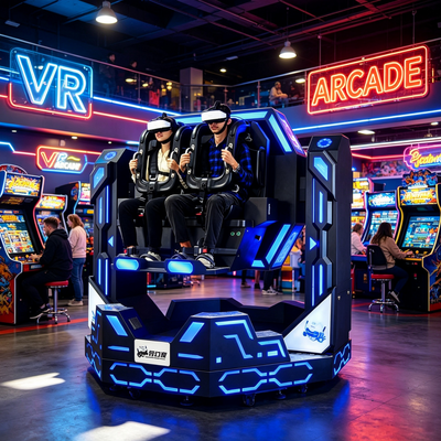 Γρήγορη Αποπληρωμή VR Διασκέδαση Ride 1080 βαθμούς VR 360 720 1080 Πτήση & Roller Coaster προσομοιωτή μηχανή