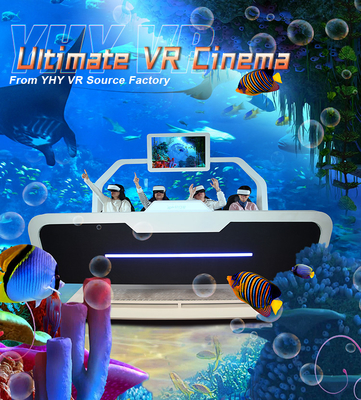Παιχνίδια πυροβολισμού παιχνιδιών 9D VR θεματικών πάρκων VR Multiplayer για 4 παίκτες
