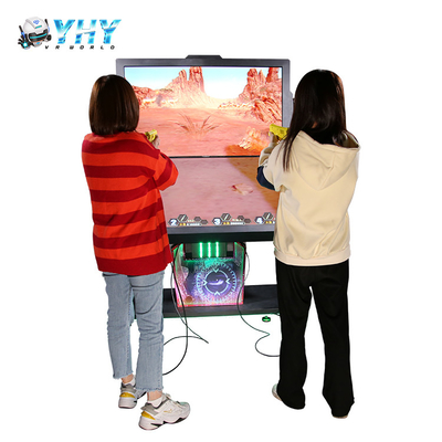 Παιδιά 4 υπέρυθρα παιχνίδια Arcade πυροβολισμού παικτών με τη διπλή οθόνη