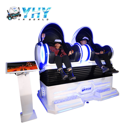 YHY 9D εικονική τυχερού παιχνιδιού έδρα προσομοιωτών κινήσεων αυγών VR εδρών 2.5KW διπλή