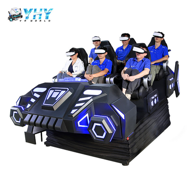 4500w 6 διαλογική μηχανή προσομοιωτών κινηματογράφων παιχνιδιών VR καθισμάτων