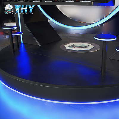 Προσομοιωτής Arcade 360 κινηματογράφων λεωφόρων YHY 9D VR αγορών μηχανή παιχνιδιών περιστροφής VR