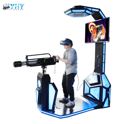 μηχανή παιχνιδιών πάλης Gatling VR προσομοιωτών κινηματογράφων παιχνιδιών πυροβολισμού 9D VR