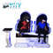 Ακρυλικός 2 κινηματογράφος προσομοιωτών αυγών καθισμάτων 9D VR με 200 παιχνίδια