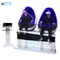 2.5KW Εικονικός προσομοιωτής πραγματικότητας 2 θέσεις Egg Chair Roller Coaster Vr Shooting 9D Games