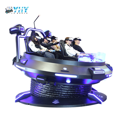 5 θέσεις VR UFO Εικονική Πραγματικότητα Arcade Indoor εξοπλισμός Roller Coaster Simulator Πάρκο διασκέδασης