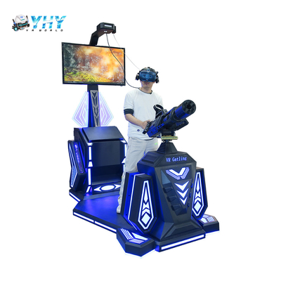 Guangzhou YHY 9D VR Gatling1 Παίκτης Σίμουλαριό Πυροβολισμού Πυροβολισμού Παιχνιδιού Πάρκου Περιπέτειας