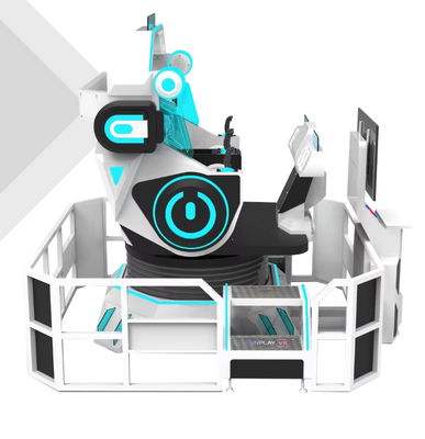 Γκουανγκζού YHY VR Roller Coaster 2 Θέσεων Mini UFO Rotation Simulator Εσωτερικό Πάρκο Ψυχαγωγίας