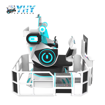 ΥHY VR UFO Machine Virtual Reality Roller Coaster Simulator 9D 2 5 Seats 360 UFO Machine Εταιρεία κατασκευής εξοπλισμού παιχνιδιού