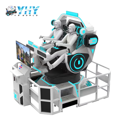 Γκουανγκζού YHY VR Roller Coaster 2 Θέσεων Mini UFO Rotation Simulator Εσωτερικό Πάρκο Ψυχαγωγίας