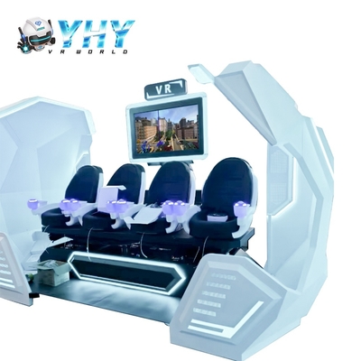 YHY VR Cinema 4 θέσεων 9D Εικονικής Πραγματικότητας Μηχανή Κινηματογράφου Ένα Έργο Στάσης Πάρκου Παιχνιδιών Χρήση