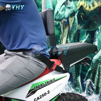 Έργο εξομοιωτή VR μοτοσυκλέτας 6 ατόμων με ισχύ 3,5KW & ρυθμιζόμενη πλάτη