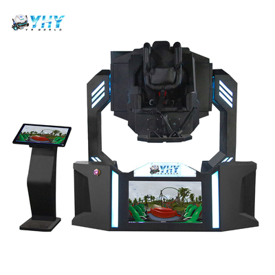 YHY VR 360 προσομοιωτής εικονικής πραγματικότητας 720 μοίρες τροχόσπιτο μονοθέσιο 9d κινηματογραφικό προσομοιωτικό μηχανή στο κέντρο Arcade