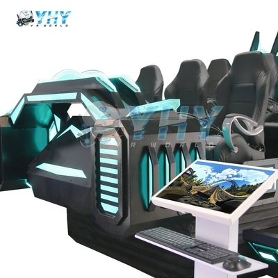 9D Vr Cinema Δυναμική Καρέκλα Εικονικής Πραγματικότητας Θέατρο Παίζοντας Ταινία για 6 Θέσεις σε Εμπορικό Κέντρο