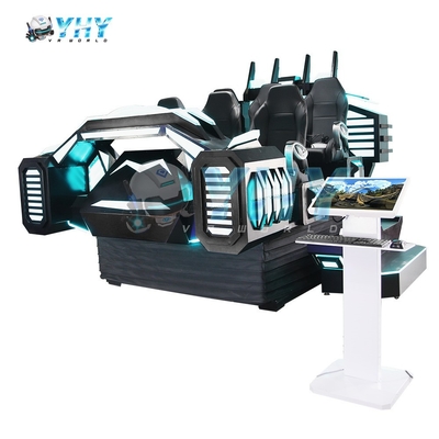 VR Σινεμά 9D Βιντεοπαιχνίδι Ταινία 3 DOF Πλατφόρμα Καρέκλα 6 Παικτών Vr Θέατρο Εσωτερικό Πάρκο Ψυχαγωγίας Διασκέδαση