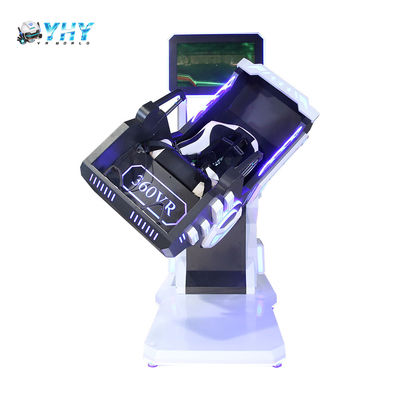 360 μοίρες περιστροφή VR προσομοιωτής πτήσης 9D τροχόσπιτο μονοπαίχτης καρέκλα μηχανή παιδική χαρά