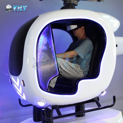 VR Helicopter Ride Μονοπαίχτης Συγκροτητής Πτήσης 9d VR Experience Game Machine για εμπορικό κέντρο