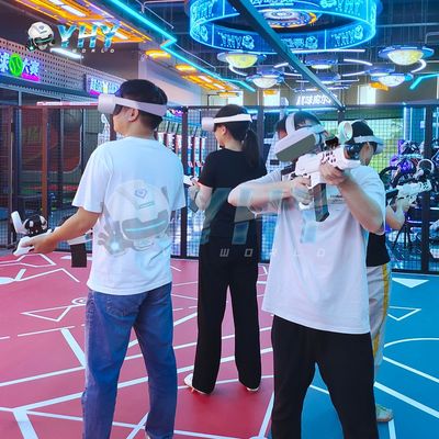 Εικονική Πραγματικότητα Ελεύθερης Περιπλάνησης Σκοποβολής 4-6 Παικτών Διαδραστικό Παιχνίδι Περιπλάνησης