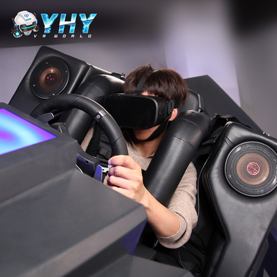 9D VR Simulator Εικονική Πραγματικότητα Παιχνίδι Αγώνων Πολλαπλών Παικτών Περιστρεφόμενο 360 Μοίρες Τρενάκι