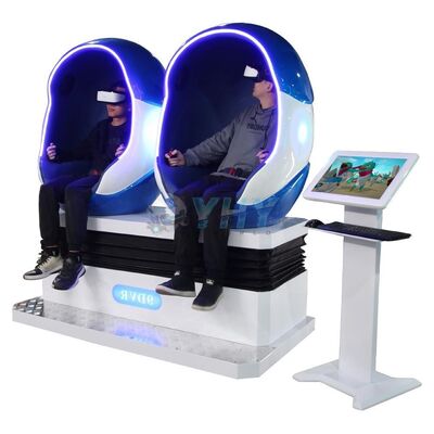 9D VR Egg Chair με 2 θέσεις για εσωτερική χρήση Εμπορικά κέντρα κατασκευασμένα από ανθεκτικό μέταλλο ινών γυαλιού-Καλή ευκαιρία!