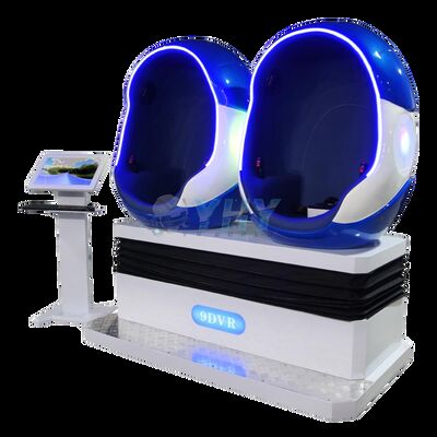 Χονδρική πώληση 9d Vr Chair Cinema 2 θέσεων Εικονικής Πραγματικότητας Παιχνίδια Vr Θεματικό Πάρκο Rides 9d Cinema Vr Egg Cinema