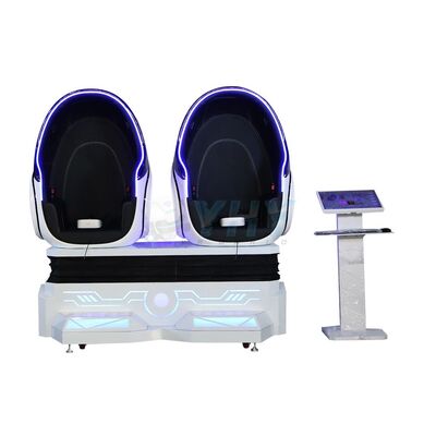 Εργοστάσιο VR του Guangzhou εξοπλισμός πάρκου διασκέδασης 9D VR 2 θέσεις Egg Chair μηχανή παιχνιδιού