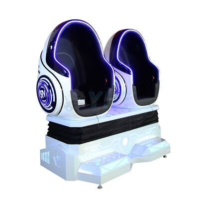 Εξοπλισμός Εικονικής Πραγματικότητας Εικονική Πραγματικότητα 9D Αβγό Κάθισμα Vr Roller Coaster 2 θέσεις Vr Pod