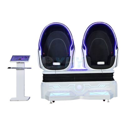 Εξοπλισμός Εικονικής Πραγματικότητας Εικονική Πραγματικότητα 9D Αβγό Κάθισμα Vr Roller Coaster 2 θέσεις Vr Pod