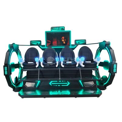Κλειστό θεματικό πάρκο 4 θέσεις 9D VR κινηματογράφο προσομοιωτή 5D 7D 9D κινηματογράφο εικονική πραγματικότητα μηχανή παιχνιδιού