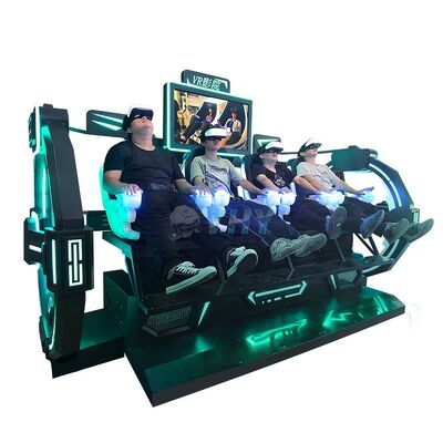 9D Vr Simulator 4 Θέσεων VR Cinema Roll Coaster Movie Games Simulator Game Machine