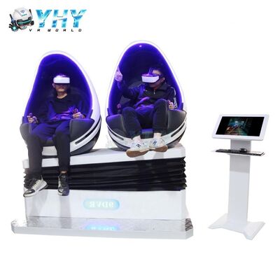 VR Double Egg Chair Μηχανή Εικονικής Πραγματικότητας 2 θέσεις VR Cinema 9D Simulator Πάρκο διασκέδασης