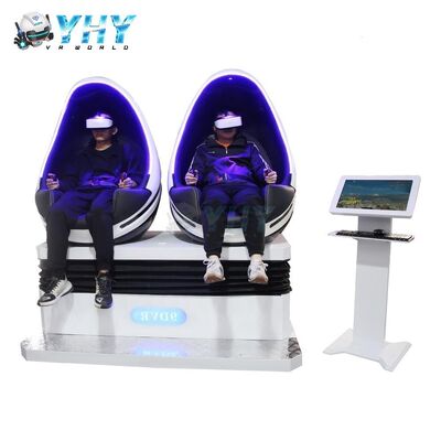9D Egg VR Chair Double Seats 2 Players Cinema Virtual Reality Simulator Amusement Park Game Machine