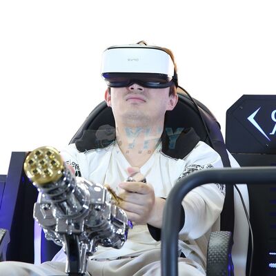 Εικονική Αληθινότητα 9D VR Πλατφόρμα εμπειρία παιχνίδι προσομοιωτή πυροβολισμού με 2 παίκτες για πώληση