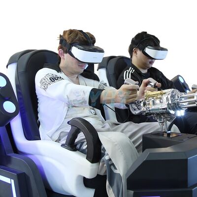 9D VR Cinema 2 καθίσματα 3D Motion Chair Virtual Reality Simulator Μηχανή προσομοιωτή παιχνιδιού