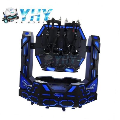 VR Simulator 9d 360 720 Rotations Dynamic 1080 Degree Roller Coaster Equipment Iron Warrior for Sale 